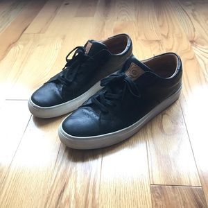 Greats Royale Genuine Black Leather Sneaker